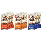 Barre CLIF Nut Butter en pack varié chocolat-beurre, énergie pratique en déplacement.