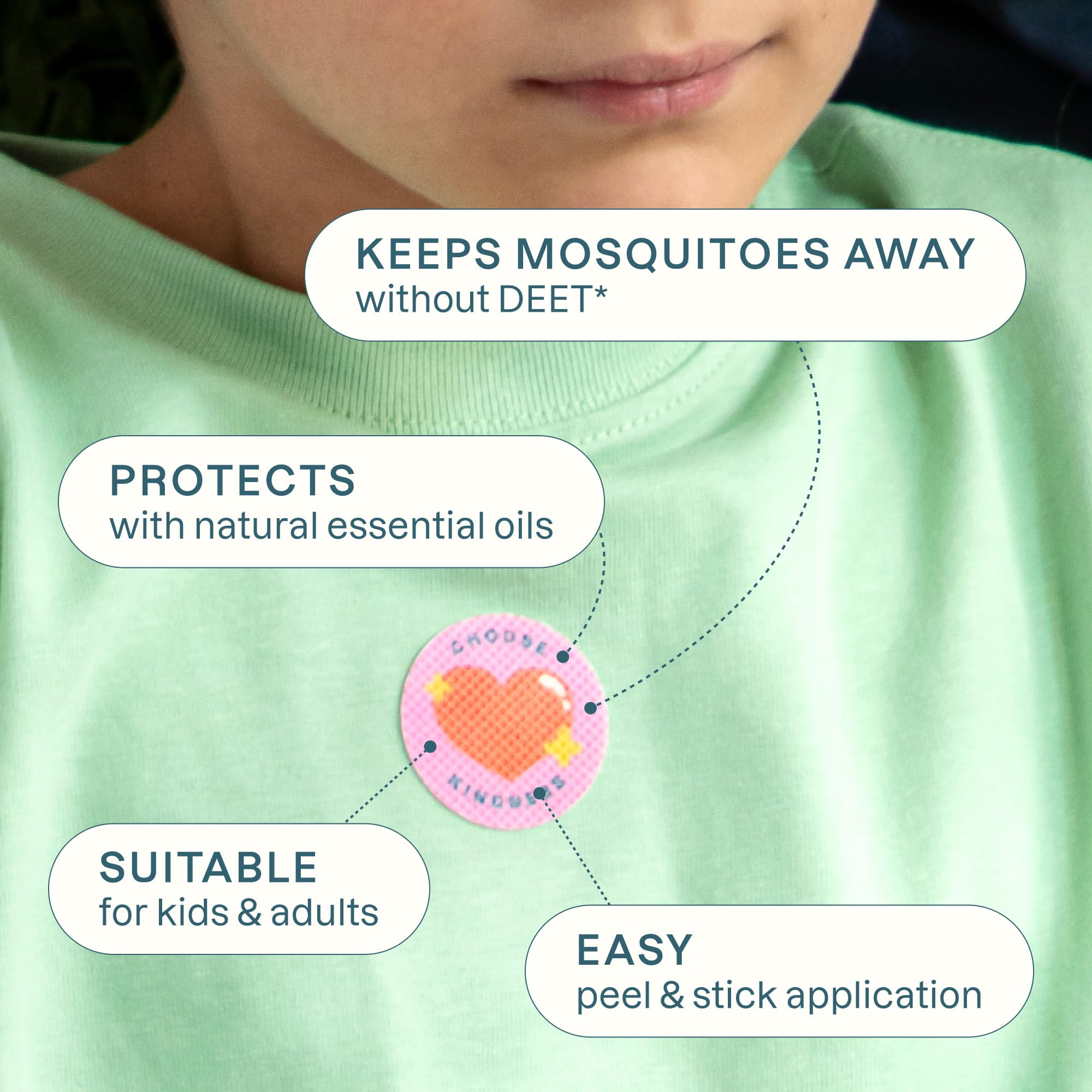 Ensemble de 90 patchs Cliganic, parfait pour dehors sans DEET.