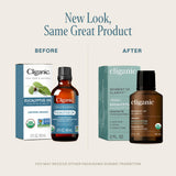 Cliganic Eucalyptus – emballage nouveau-look, huile prête pour diffusion aromathérapie.