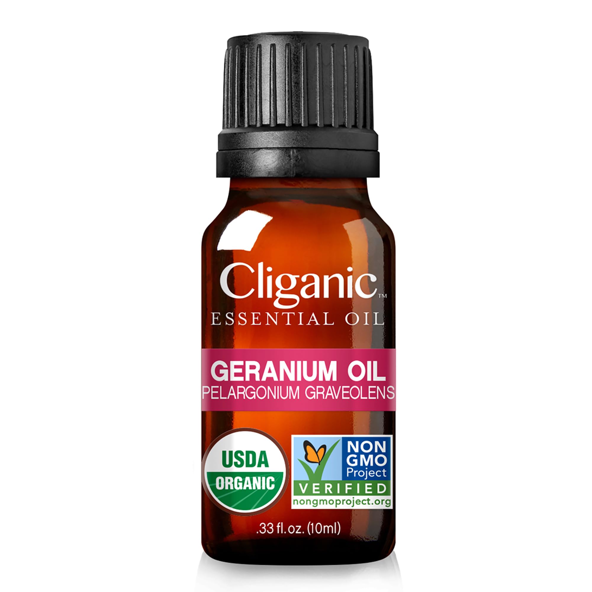 Test de pureté indépendant pour l'huile Cliganic Géranium.