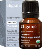 Cliganic huile essentielle d'encens Boswellia Serrata, bouteille 100 ml pour aromathérapie