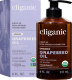 Cliganic huile pépins raisin – bouteille, soin polyvalent pour peau et cheveux