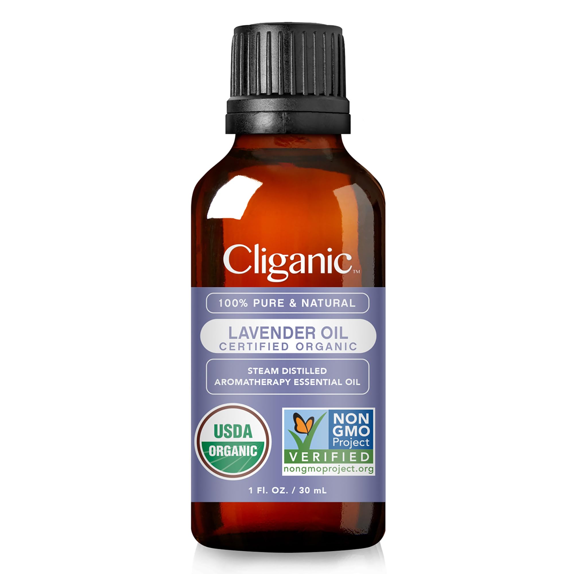 Cliganic Lavande emballage et certifications démontrant la qualité