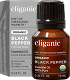 Flacon Cliganic Poivre noir bio, arôme épicé prêt pour diffusion