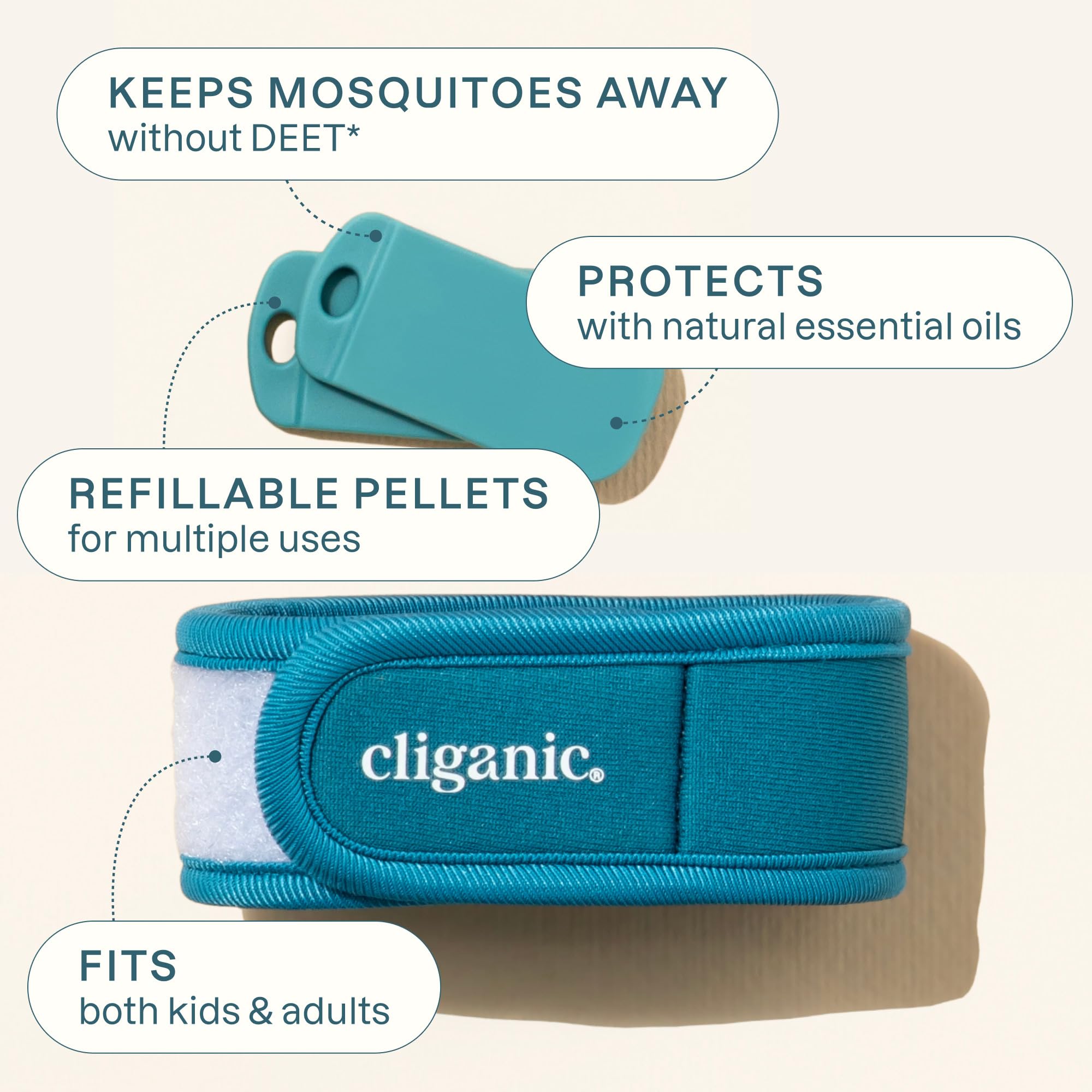 Cliganic bracelets sur poignet enfant et adulte ajustement universel
