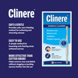 Clinere nettoyeur d'oreilles au design ergonomique facilitant la prise en main.