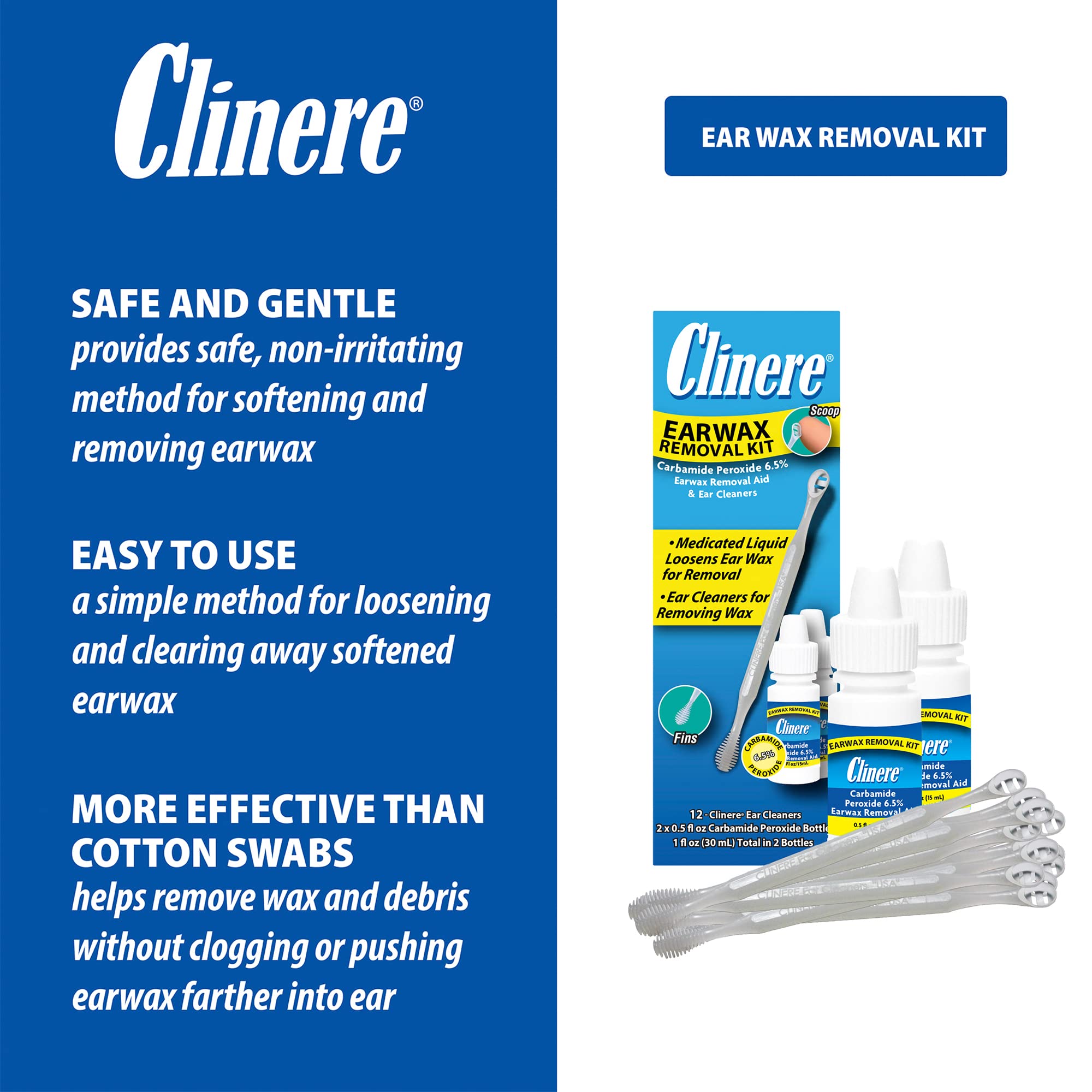 Outil Clinere avec embout fin pour exfolier et nettoyer.