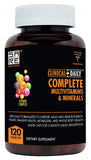 Clinical Daily bouteille multivitamines liquides pour vitalité et vitalité quotidienne