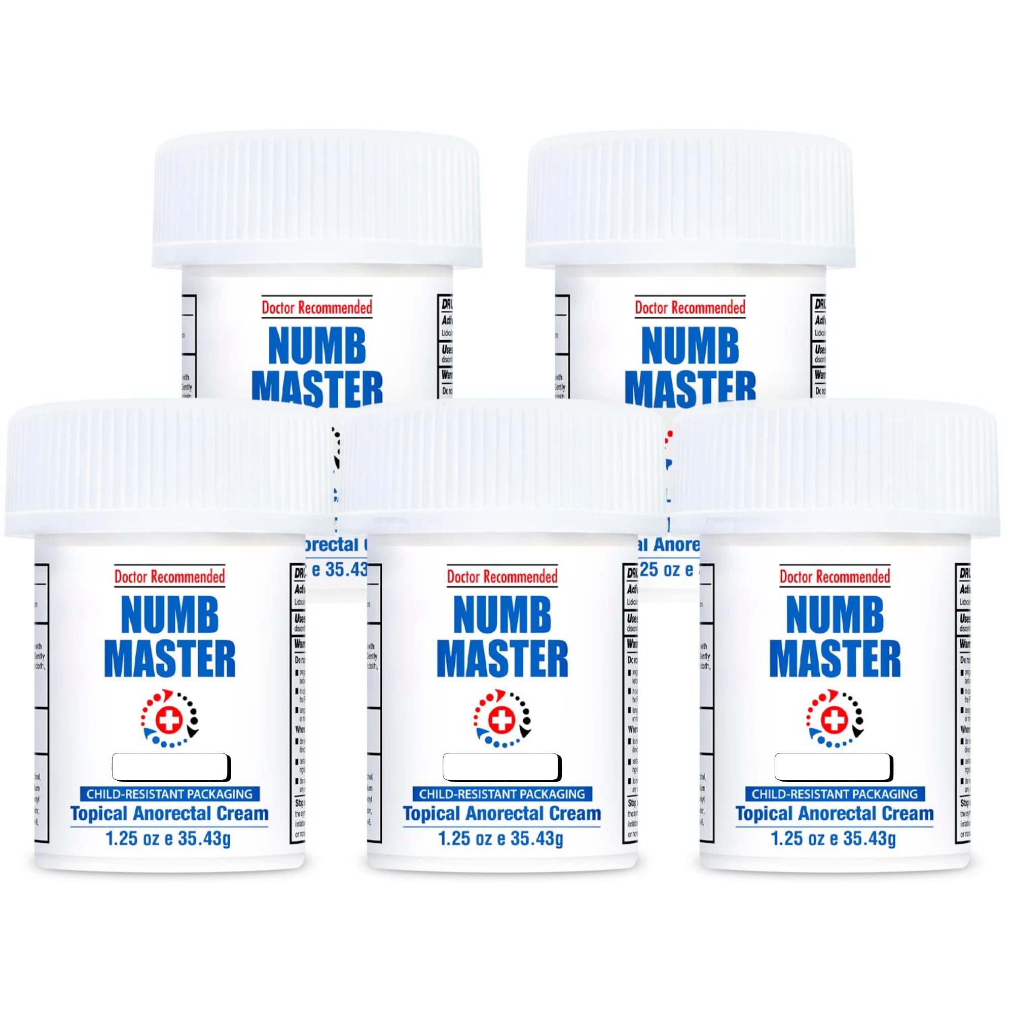 Numb Master 5% Lidocaine de Clinical Resolution, emballage pratique et sûr.