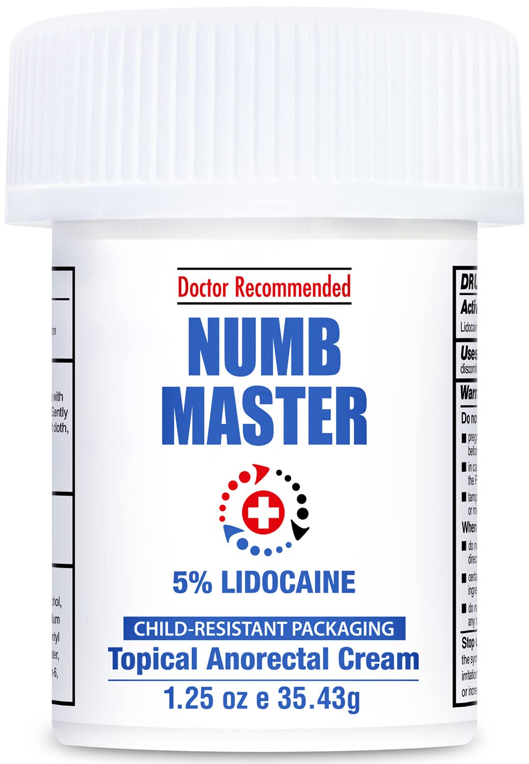 Numb Master Clinical Resolution, bouteille 5% lidocaïne, soulagement rapide de la douleur.