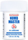 Numb Master Clinical Resolution, bouteille 5% lidocaïne, soulagement rapide de la douleur.
