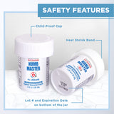 Capuchon de sécurité et packaging fiable du Numb Master.