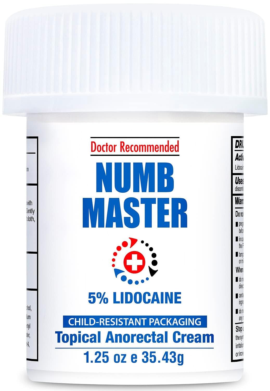 Numb Master, crème non grasse facile à étaler sans résidu.