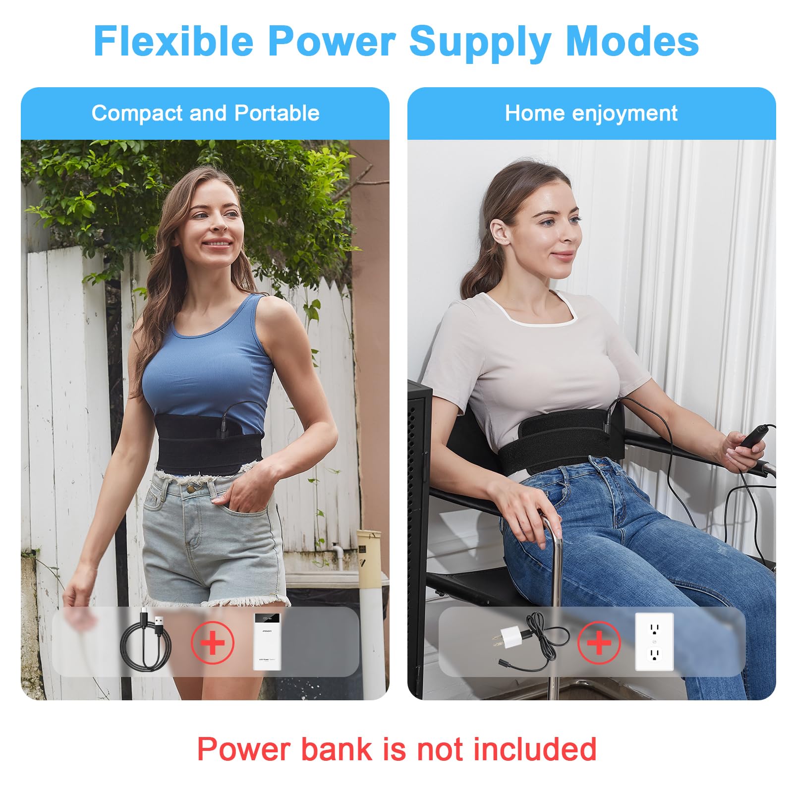 CLMTAS alimentation secteur ou batterie externe pratique pour déplacements.