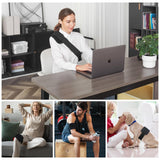 CLMTAS utilisation corps avec ceinture sur le dos et cou pour relaxation.