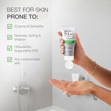 CLn BodyWash: contient hypochlore de sodium pour une propreté contrôlée.
