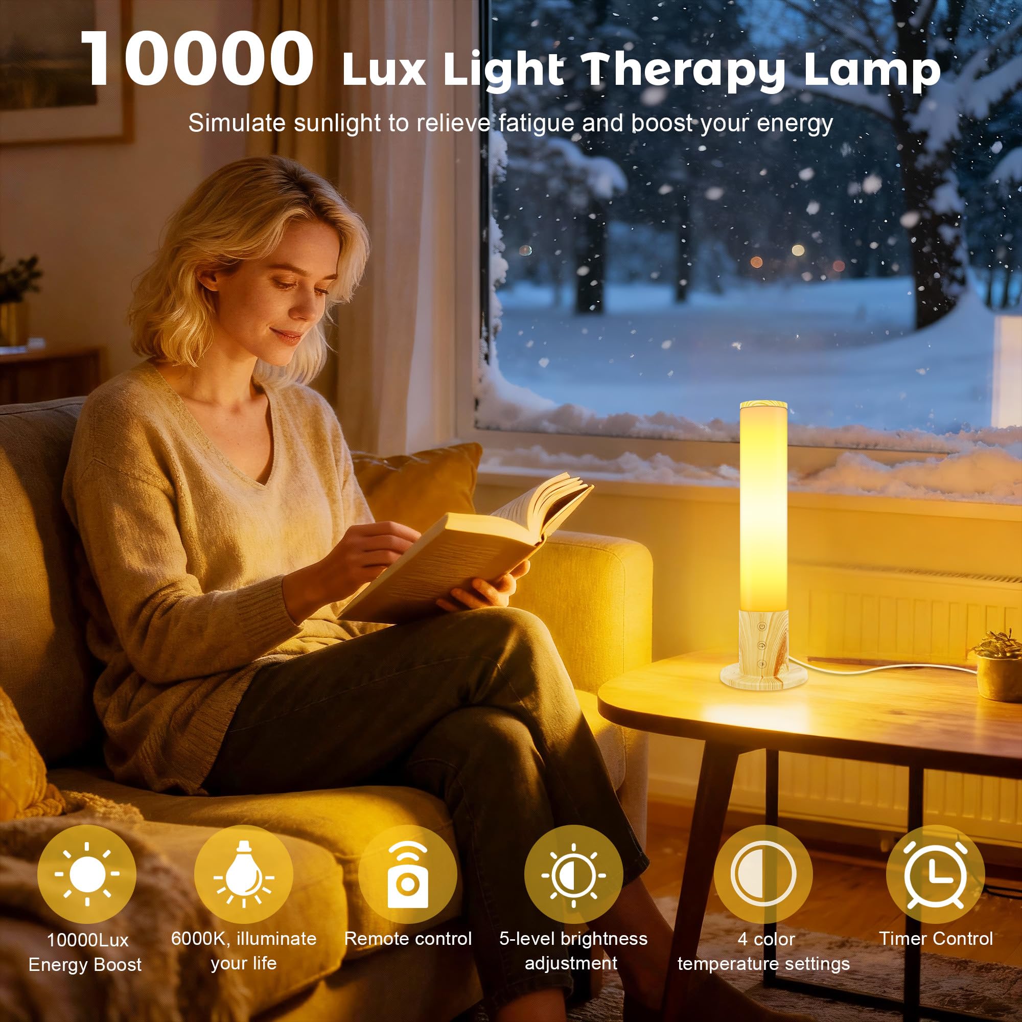 Clocness lampe réglage de brillance pour une expérience lumineuse personnalisée.