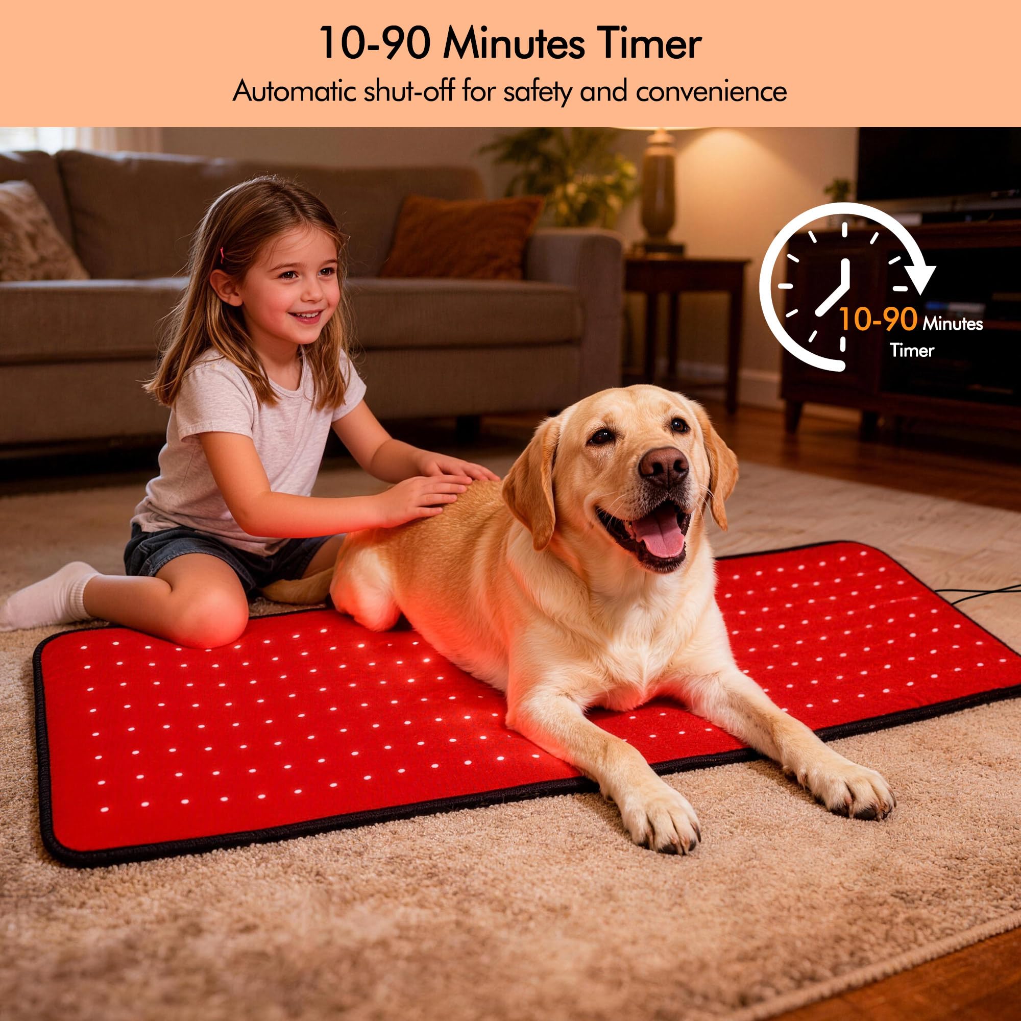 Clocness tapis grand format 315x118cm favorise repos musculaire
