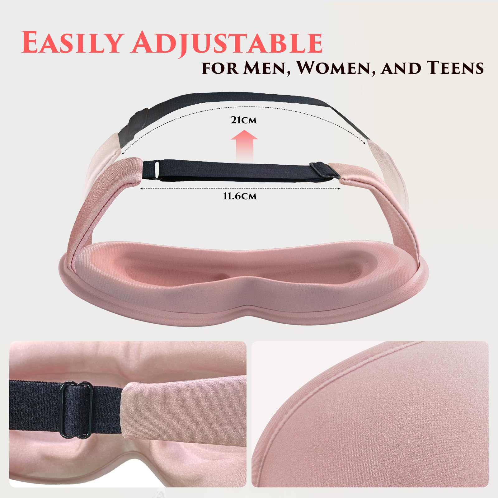 CLOMAY masque-yeux compact et portable idéal en voyage