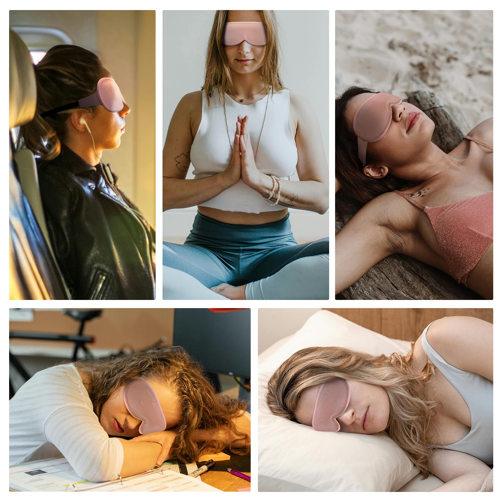 CLOMAY masque-yeux usage quotidien pour repos et meditation