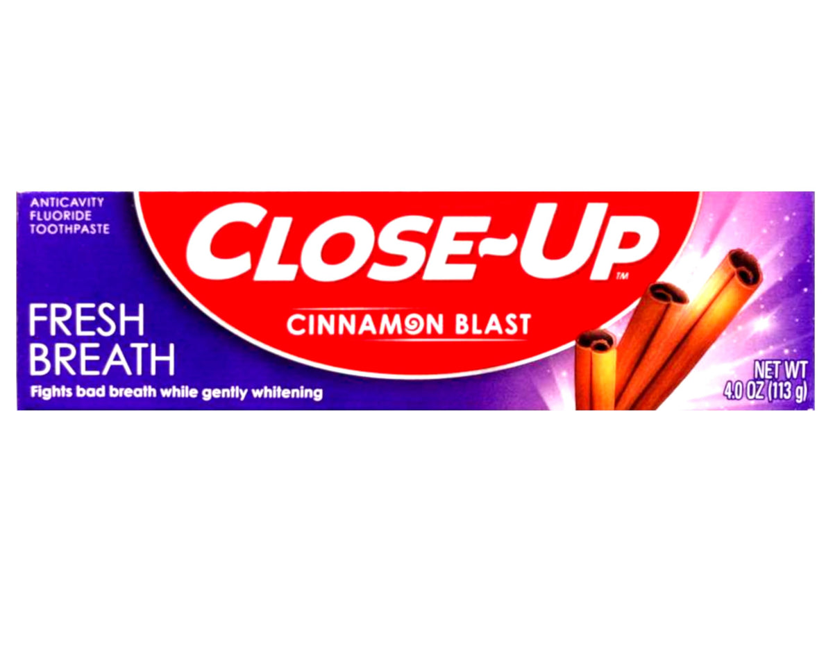 Close Up dentifrice fluoré, gel rouge, sensation de fraîcheur durable.