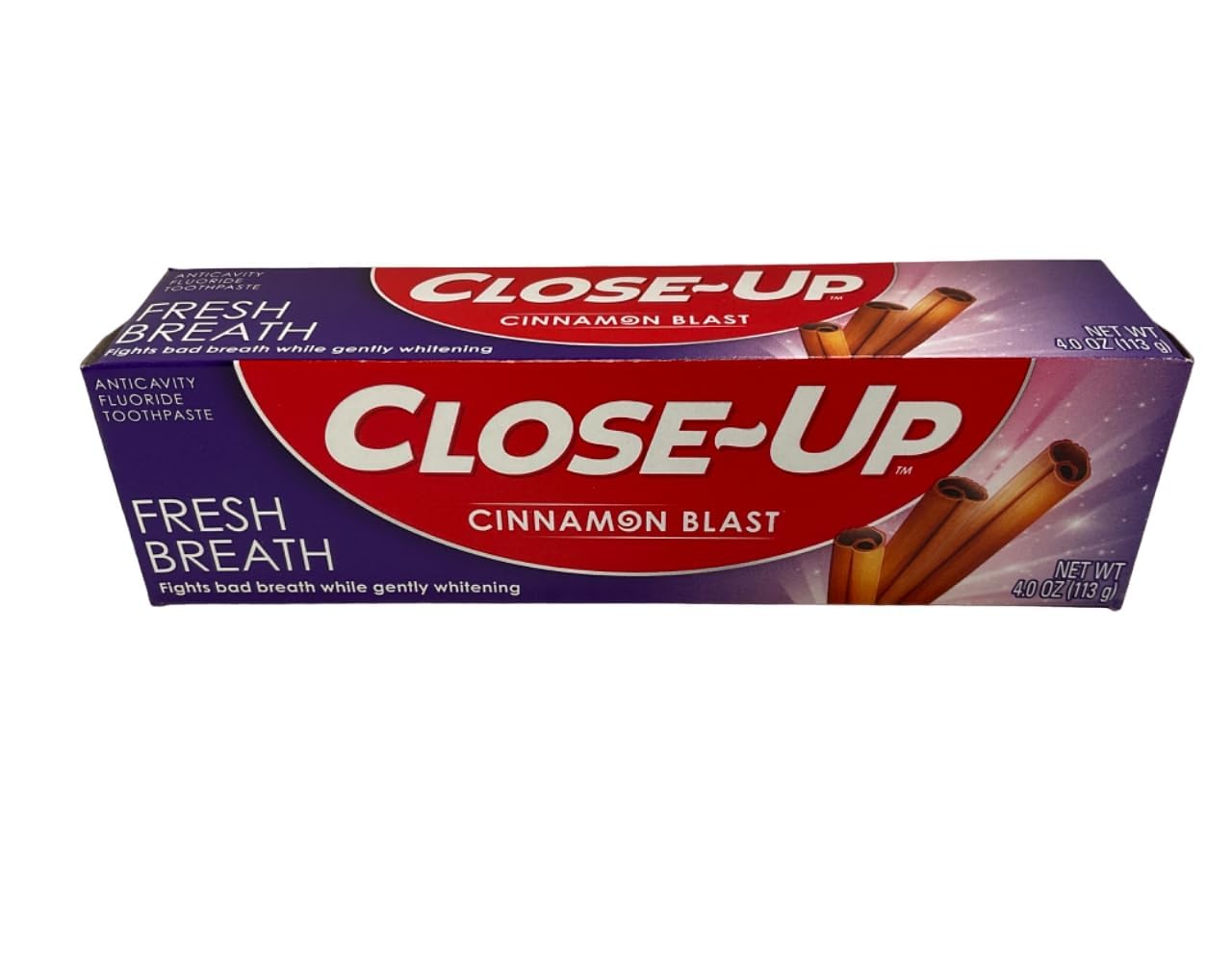 Close-Up dentifrice fluorure gel rouge 4oz, sensation fraîche et nettoyage efficace