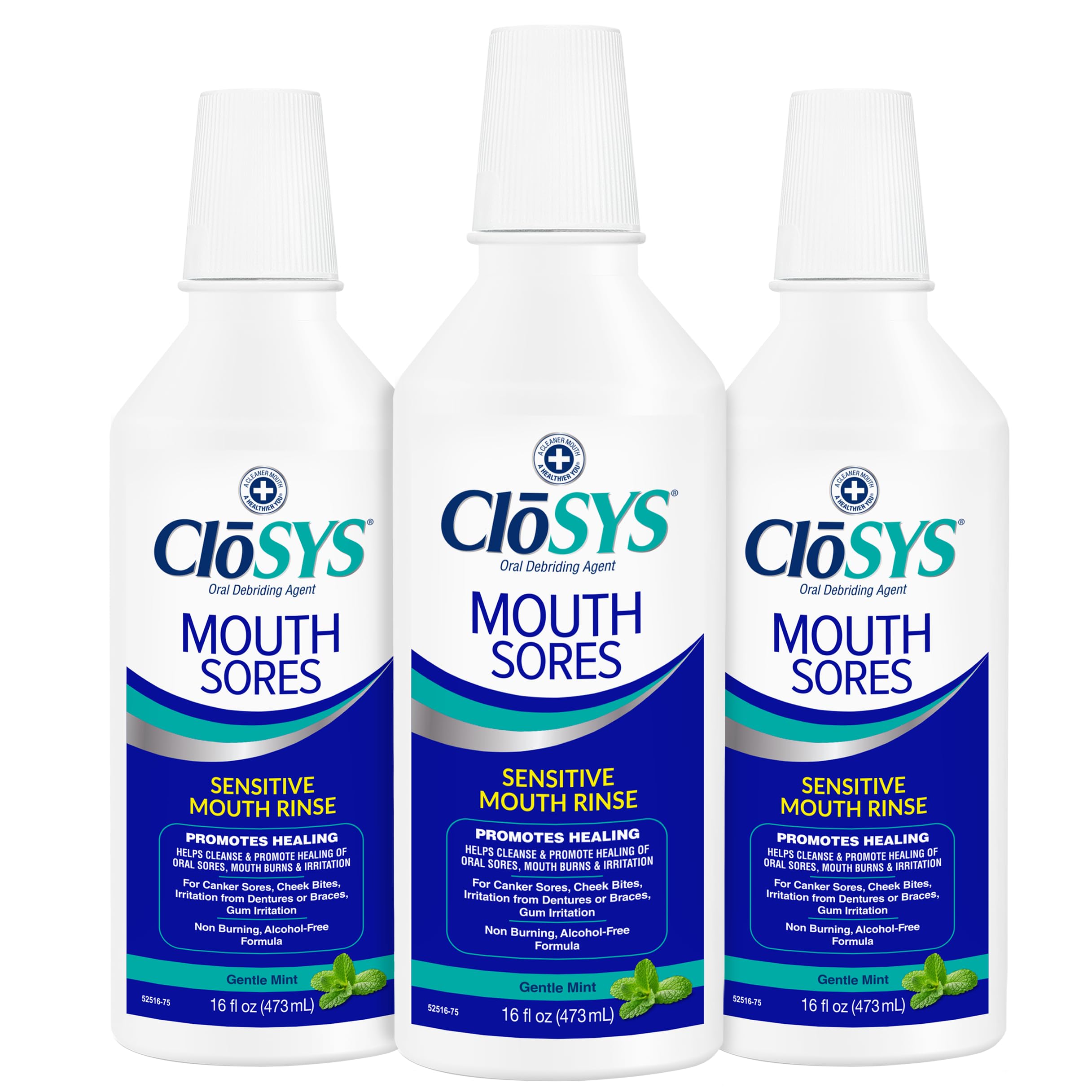 CloSYS – bouteille Menthe pour aphtes et irritations buccales.