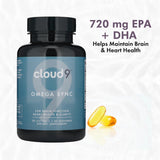 CLOUD9 REBOUND Omega Sync – capsules citron sans arrière-goût pour une ingestion agréable.