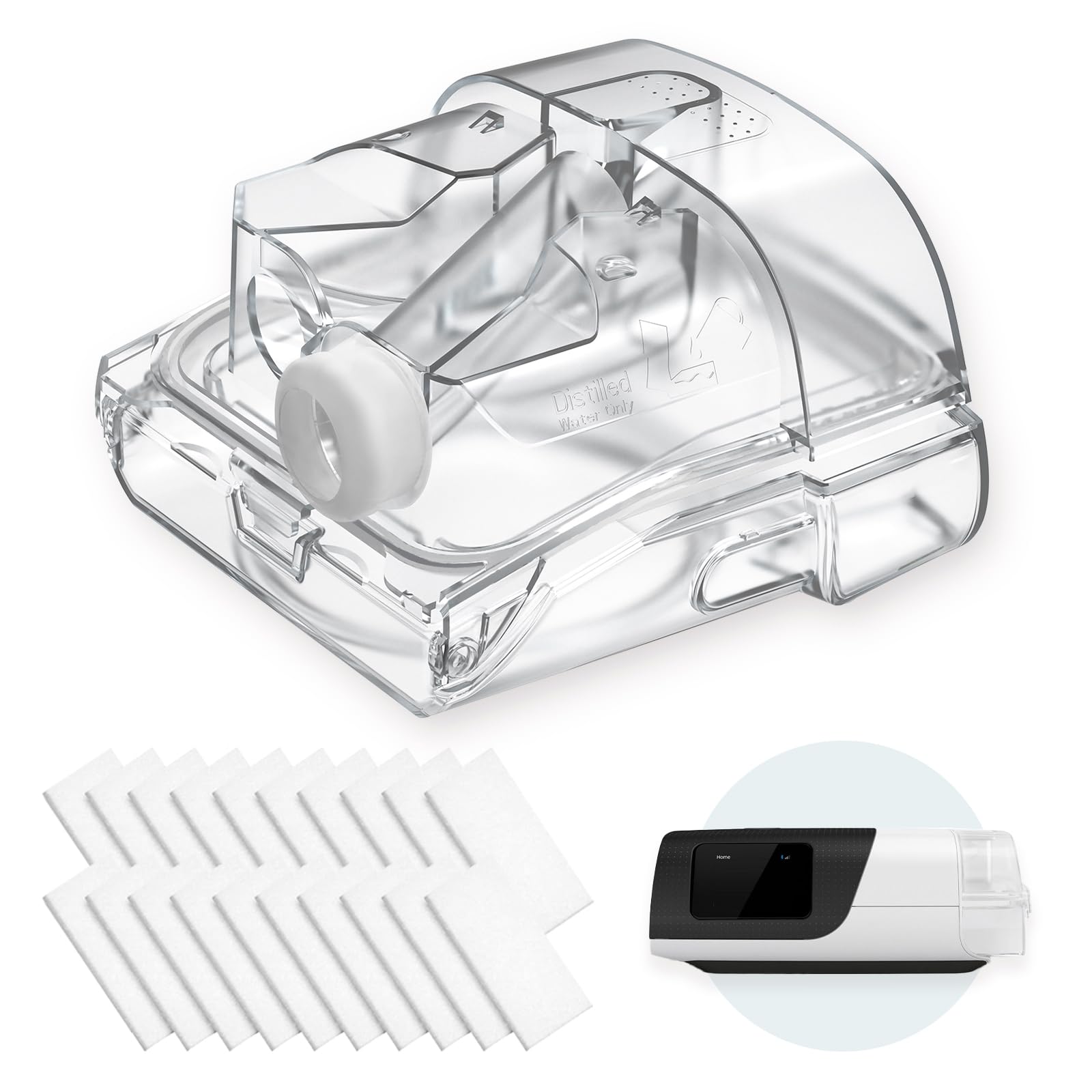 Chambre d'eau Cloudcruze pour AirSense 11, remplacement fiable et étanche