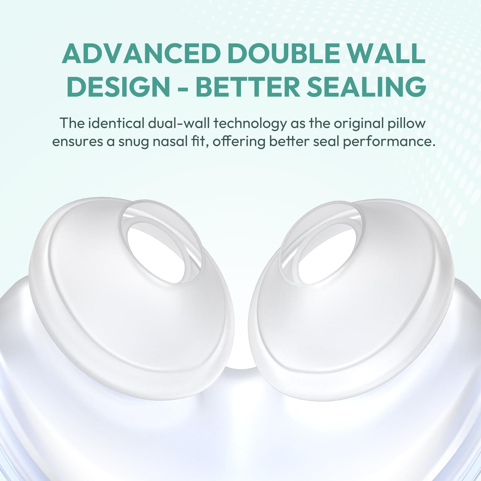 Cloudcruze coussin nasal AirFit P10, silicone doux pour peau sensible