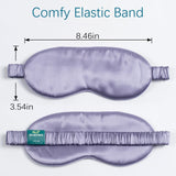 Masque CloudDwelling avec élastique réglable, violet, ajustement personnalisé pour le sommeil.