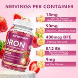 Ingrédients clés: fer et vitamine C pour énergie potentielle.