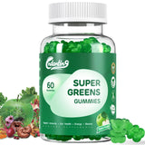 CNDANTING Multivitamin Super Greens Gummies dans une bouteille, soutien nutritionnel quotidien pratique.