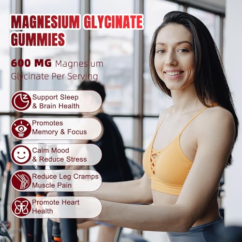 CNFHDI Gommes Magnésium Glycinate – texture douce et digestion légère.