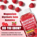 CNFHDI Gommes Magnésium Glycinate – usage quotidien pour un calme potentiel.