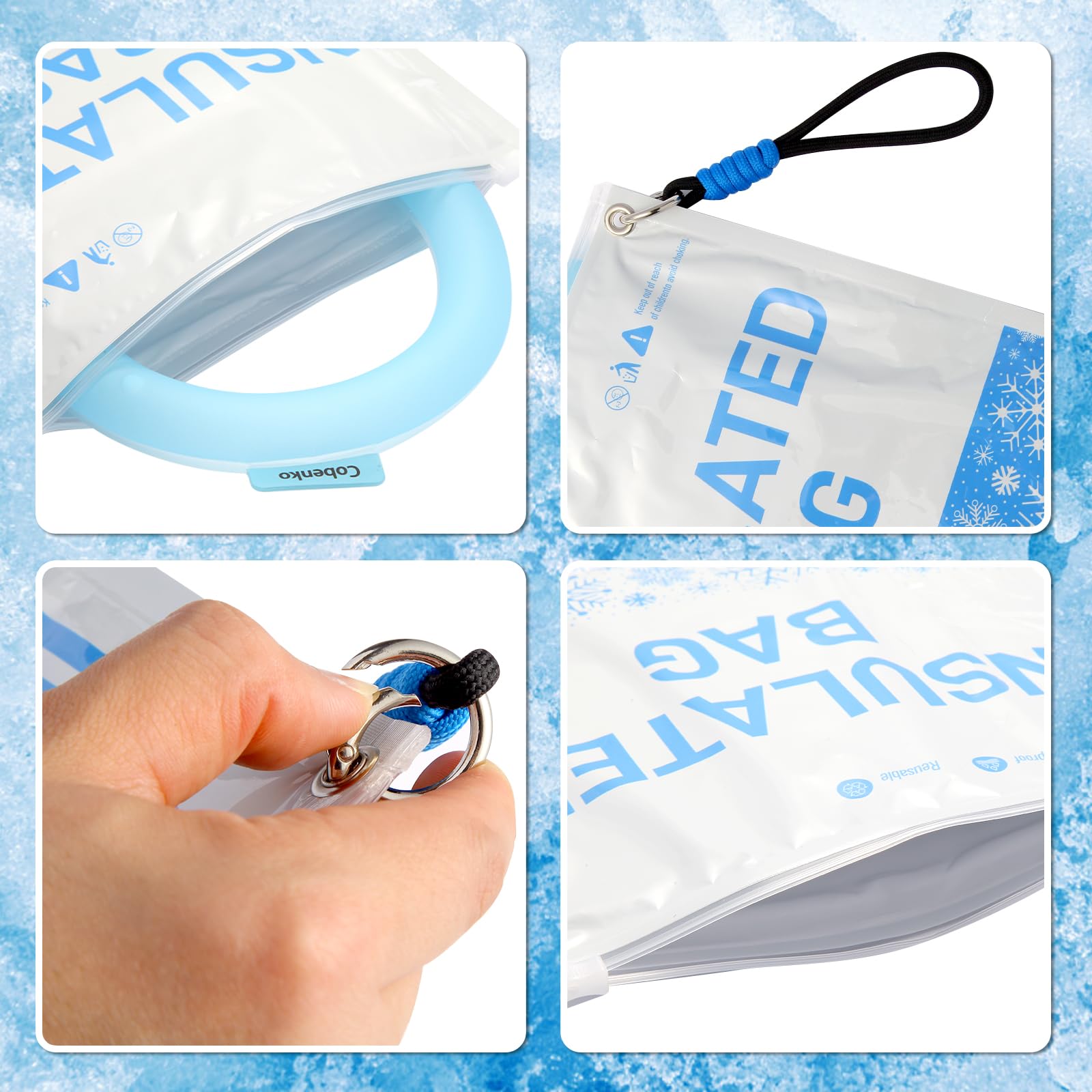 Couche TPU resistente sur le collier Cobenko, protection durable.