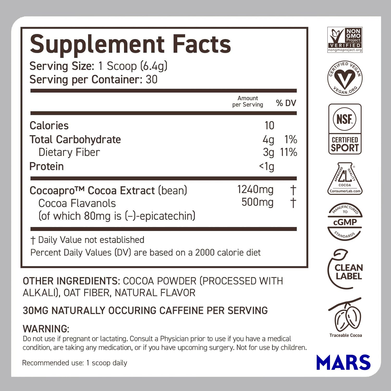Usage pré-entraînement avec CocoaVia Cardio Health pour circulation possible