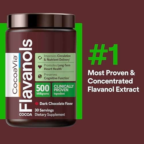 CocoaVia Poudre cacao pré-entraînement: stimulant naturel pour le flux sanguin pendant l'effort.