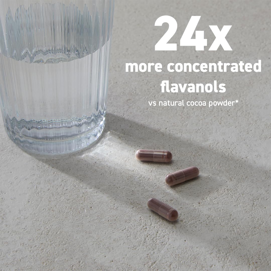 CocoaVia Ultra 750mg – Tableau graphique: visualisation des avantages potentiels pour la circulation.