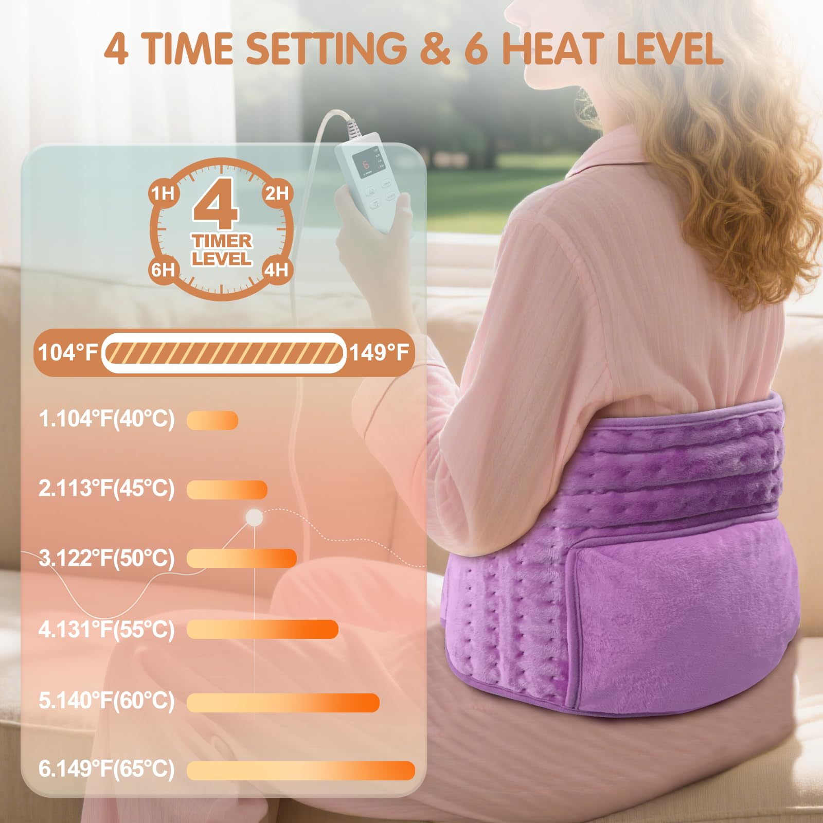 COCOBELA ceinture taille ajustable pour porter librement les mains