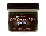 COCOCARE huile de coco pur dans pot en verre, hydratation naturelle.