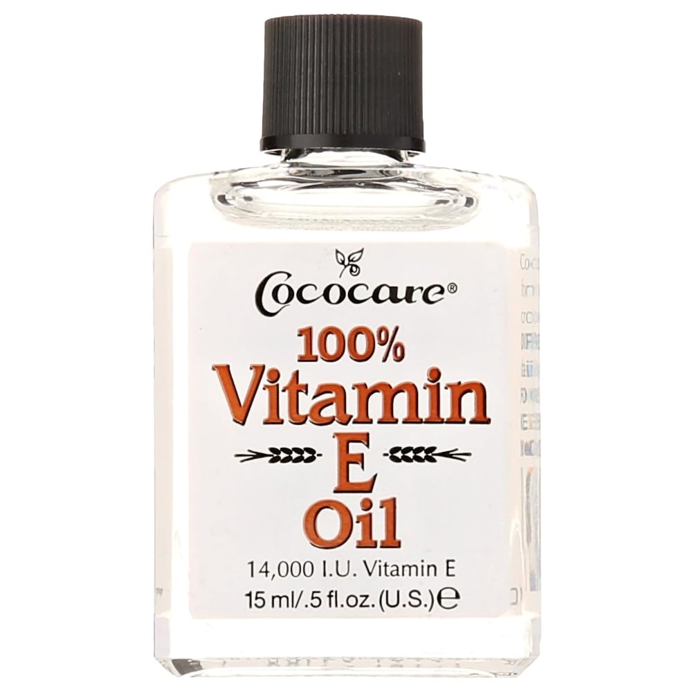 COCOCARE huile vitamine E – bouteille 15ml pour hydrater la peau en profondeur.