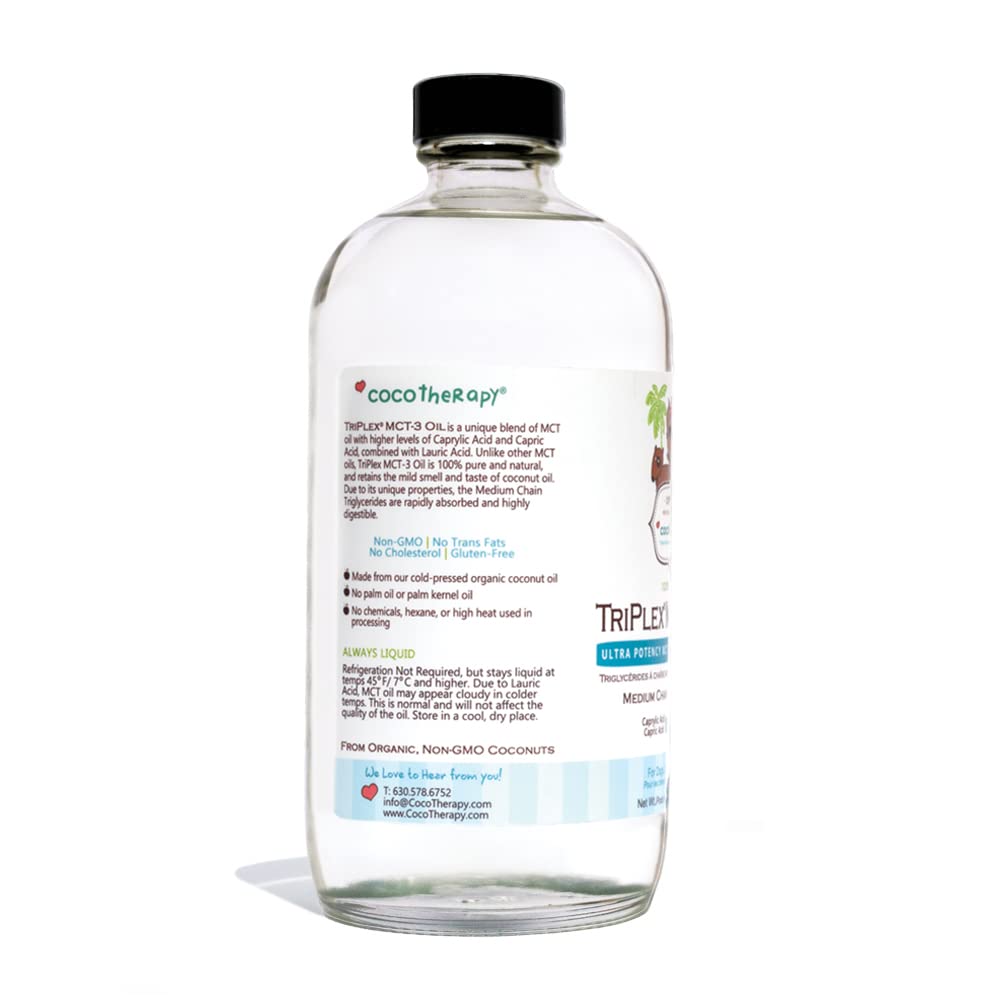 CocoTherapy Triplex MCT-3 huile: versement fluide facilitant l’utilisation quotidienne
