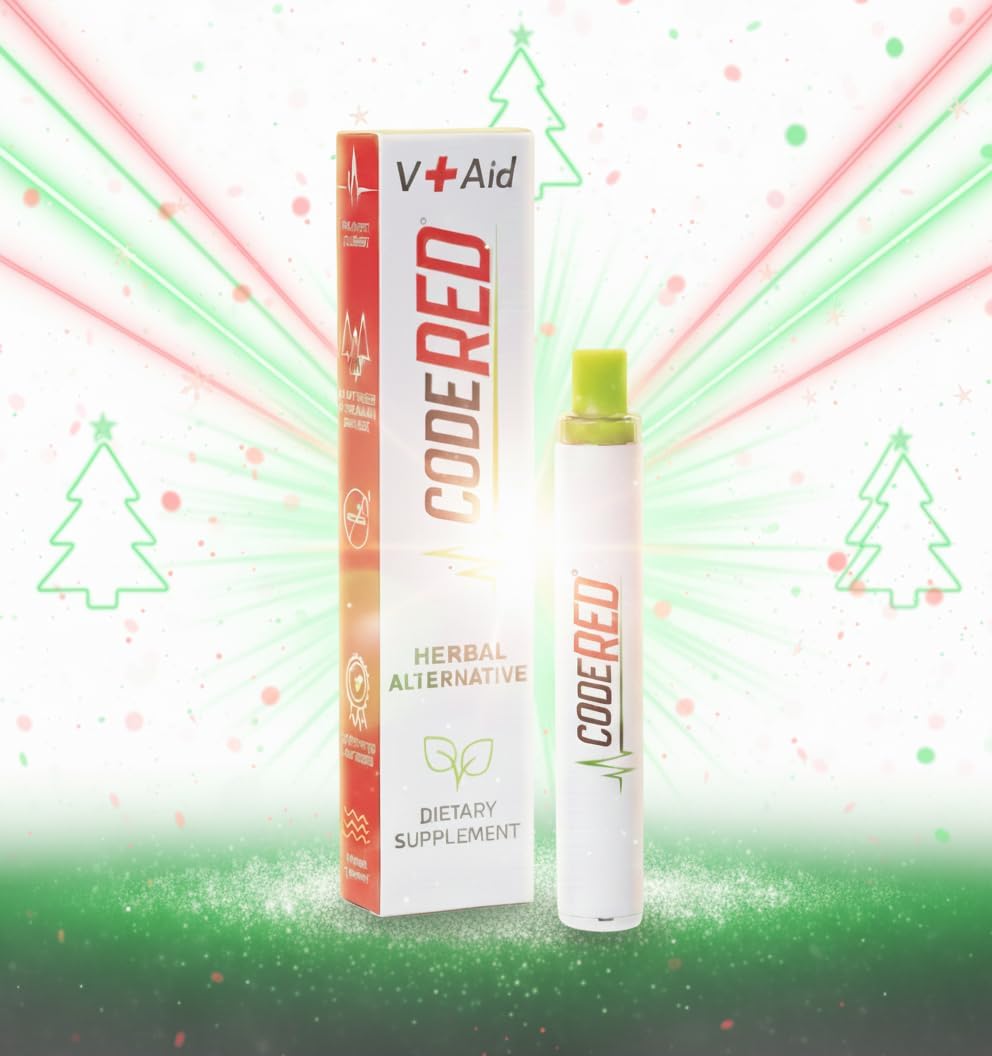 Code Red V-Aid Ingredients Mullein-Thym-Menthe, melange botanique naturel