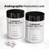 pile of Codeage capsules in an open palm conveying easy daily dosing and portability
