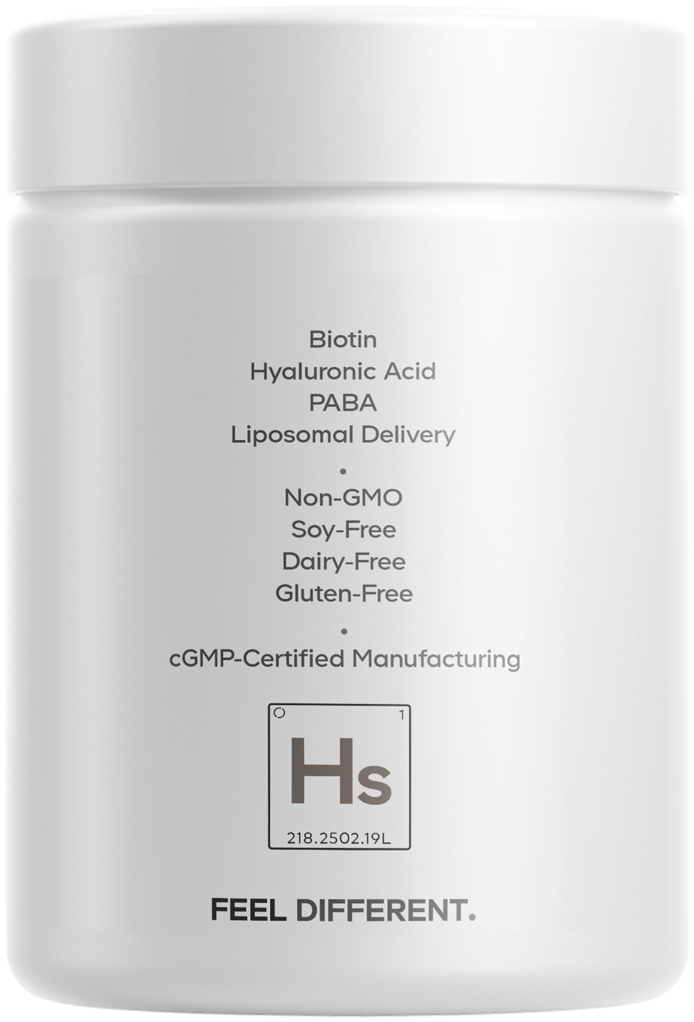 Codeage Cheveux Peau Ongles Platinum – sans allergènes majeurs et sans OGM.