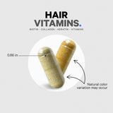 Compléments et bénéfices potentiels: Codeage Hair Vitamins en action.