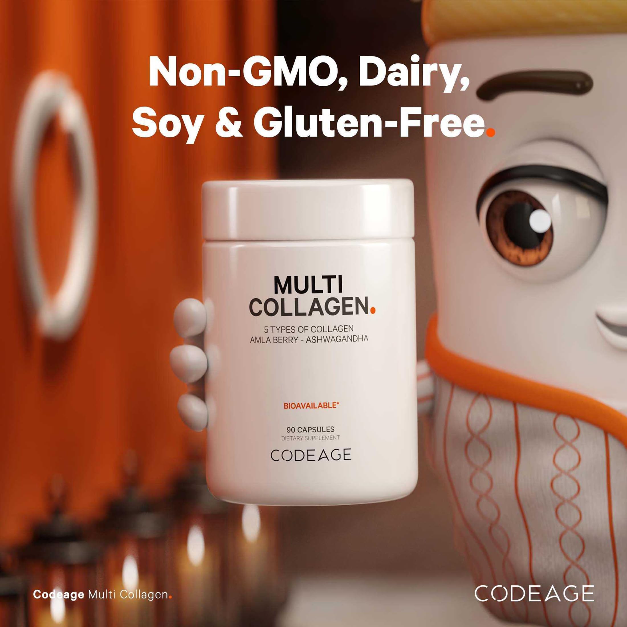 Codeage Collagene Multi sans OGM, routine sûre