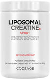 Codeage Liposomal Creatine en poudre, bouteille — absorption améliorée pour l’entraînement.