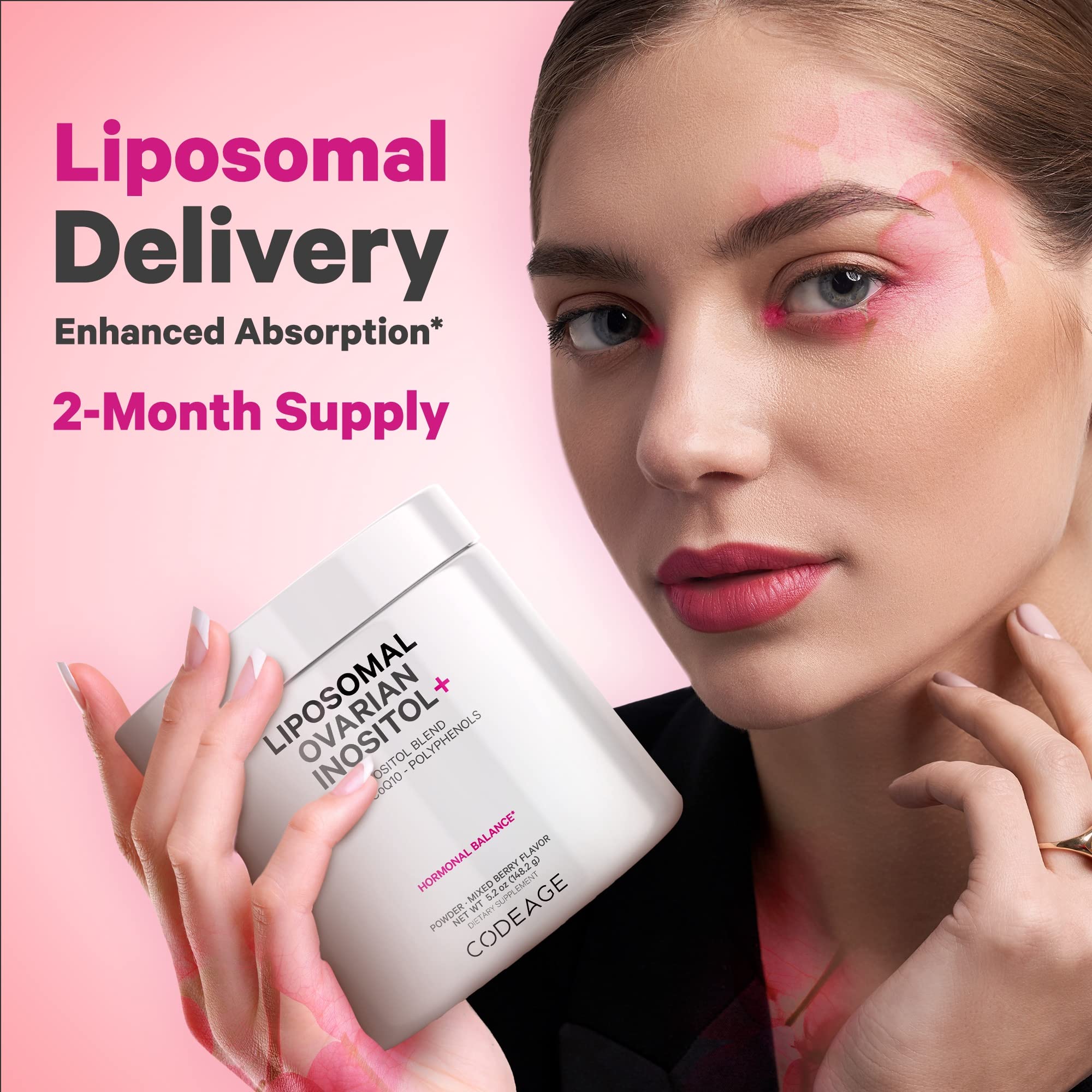 Emballage pratique de 60 portions pour deux mois.